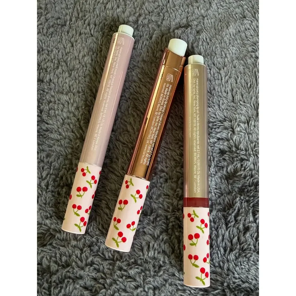 NEW 3 Tarte Maracuja Juicy Melt Mask, Lip Plump & Plumping Lip Oil Full Size Set